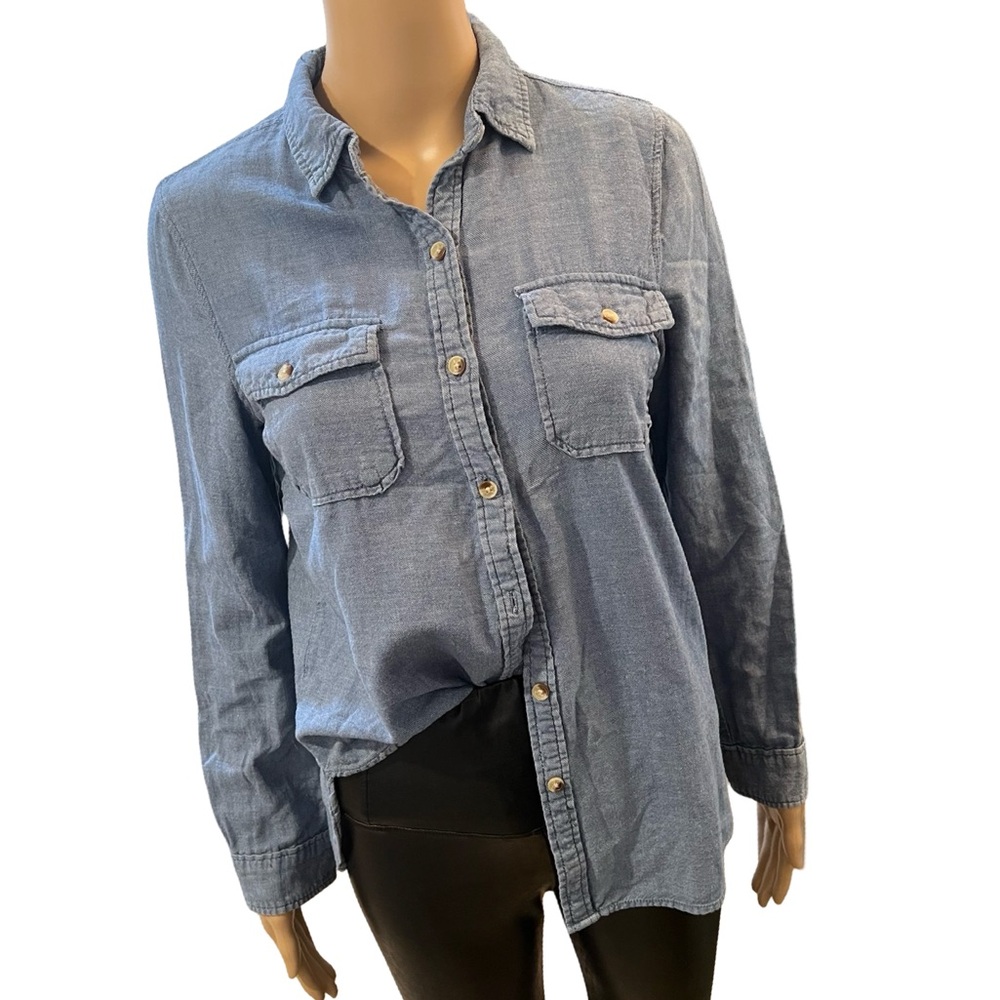 It’s chambray button up